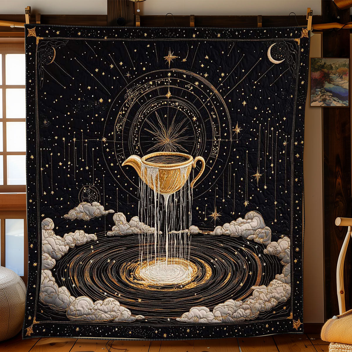 Aquarius Flow WN3012039CL Quilt