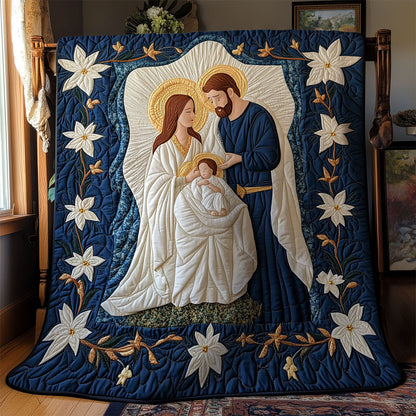 Holy Family In Lilies WY1303061CL Quilt