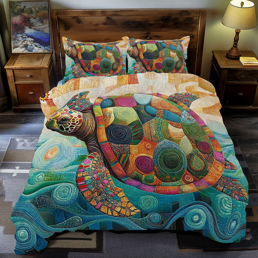 Abstract Turtle WY2211045CL Duvet Cover Set