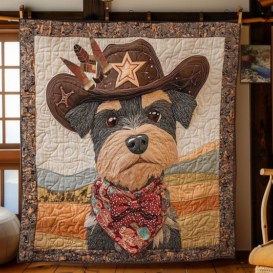 Sheriff Schnauzer WN2312005CL Quilt