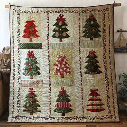 Winter Cabin Christmas Tree WN1211130CL Quilt