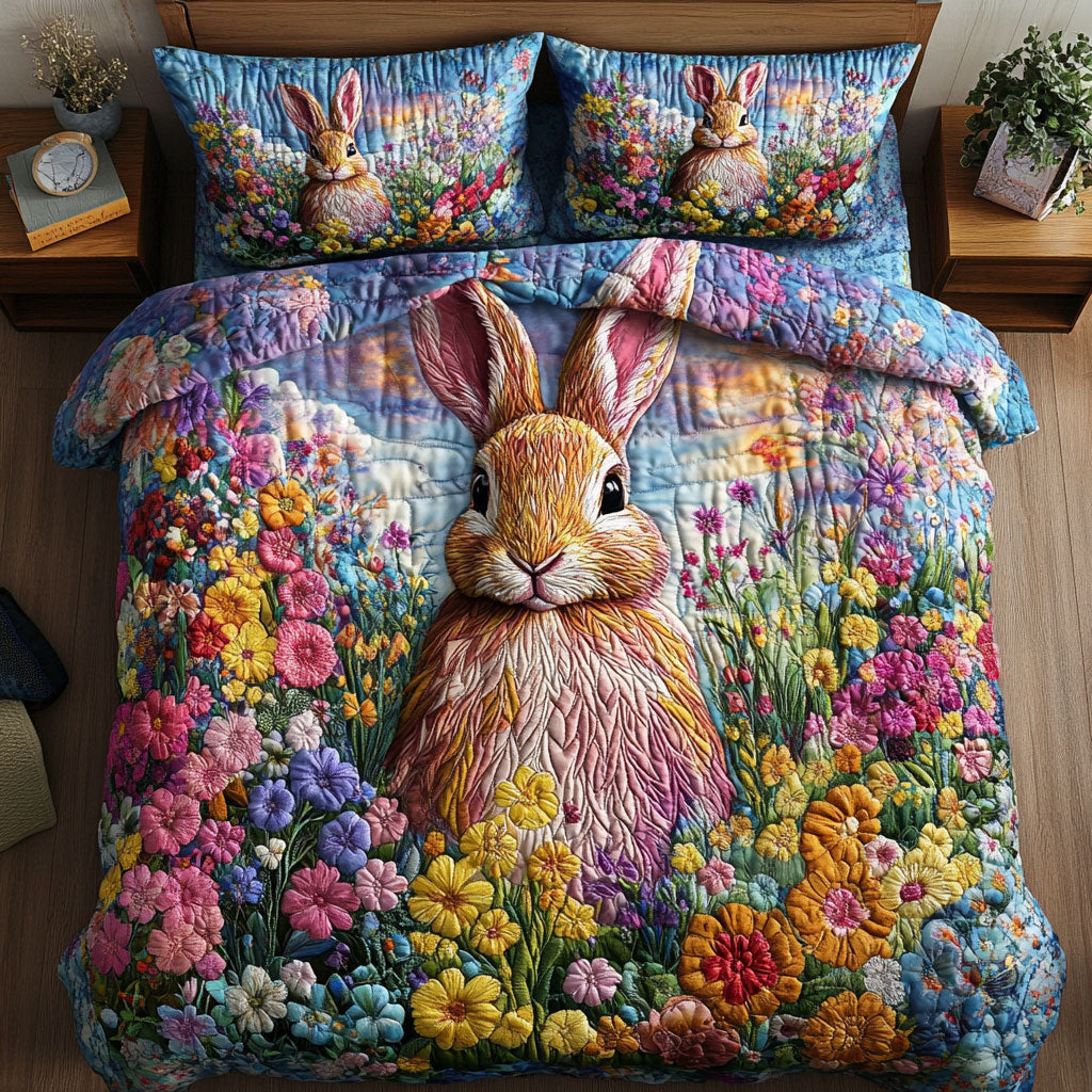 Flower Rabbit CW1001017CL Duvet Cover Set