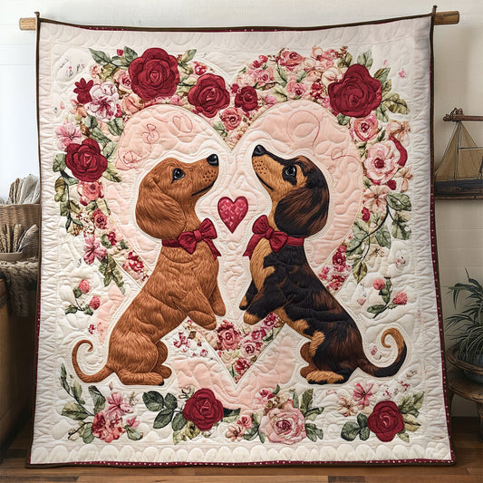 Dachshund Kiss Patch WN2306010CL Quilt