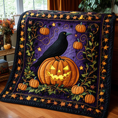 Pumpkin And Crow DH0909014CL Quilt
