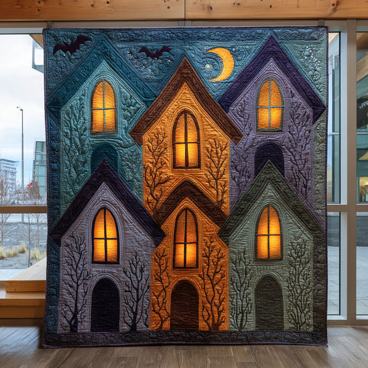 Moonlit Village CW0609043CL Quilt