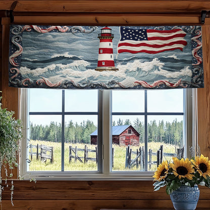 Lighthouse Beacon WN0906081CL Quilted Valance