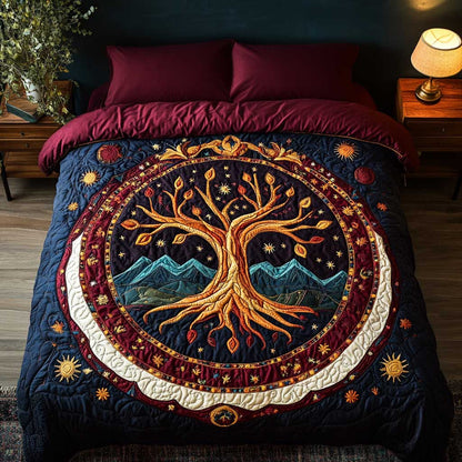 Cosmic Tree Of Life WN1604013CL Duvet Cover Set