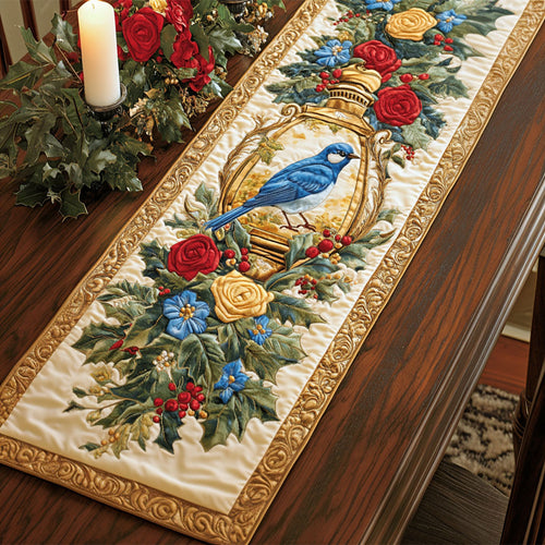 Bird in Bloom CM2804023CL Quilted Table Runner