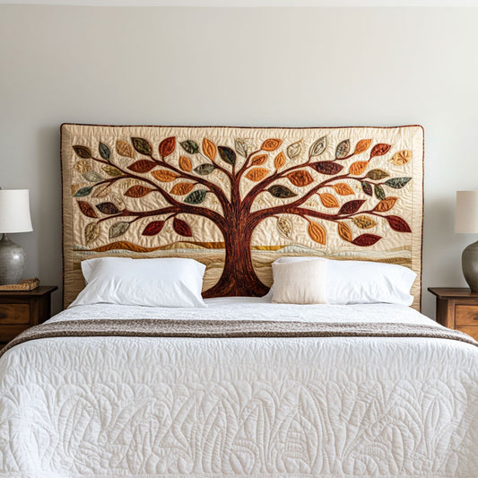 Tree of life KL1812002CL Quilted Headboard Slipcover