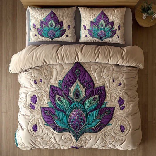 Purple Feather XR2209005CL Duvet Cover Set