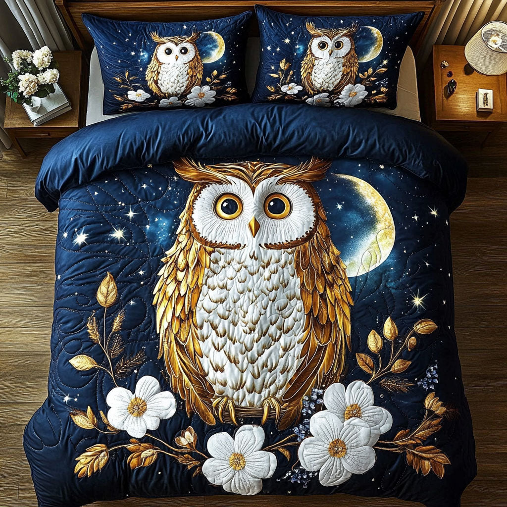 Moonlit Owl Whisper WX0407047CL Duvet Cover Set