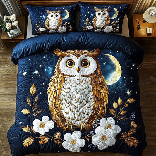 Moonlit Owl Whisper WX0407047CL Duvet Cover Set