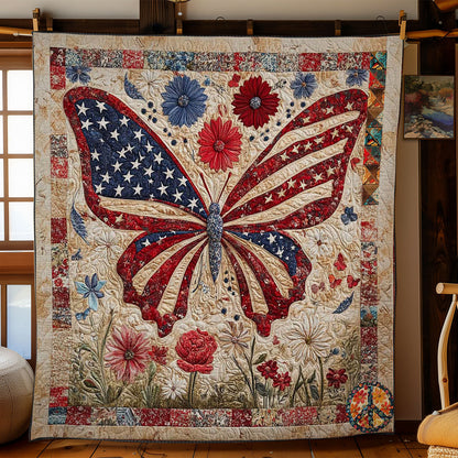 Flag Wings Butterfly WN2711019CL Quilt