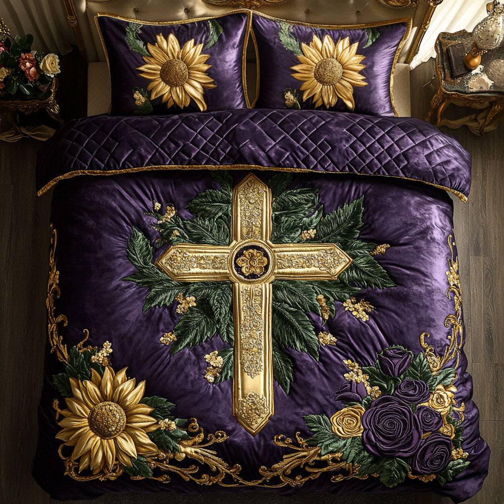 Sun Glory Cross WN2108125CL Duvet Cover Set