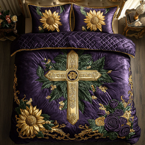 Sun Glory Cross WN2108125CL Duvet Cover Set
