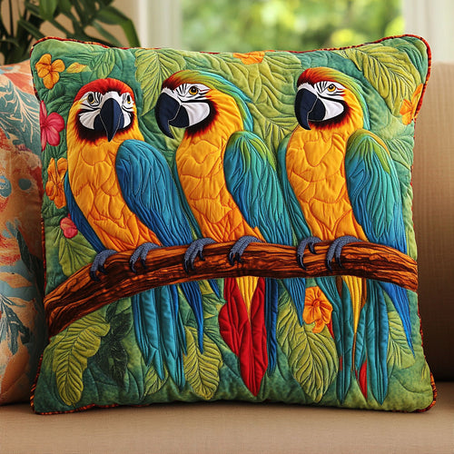 Parrot Forest CW0701100CL Quilt Pillow Case