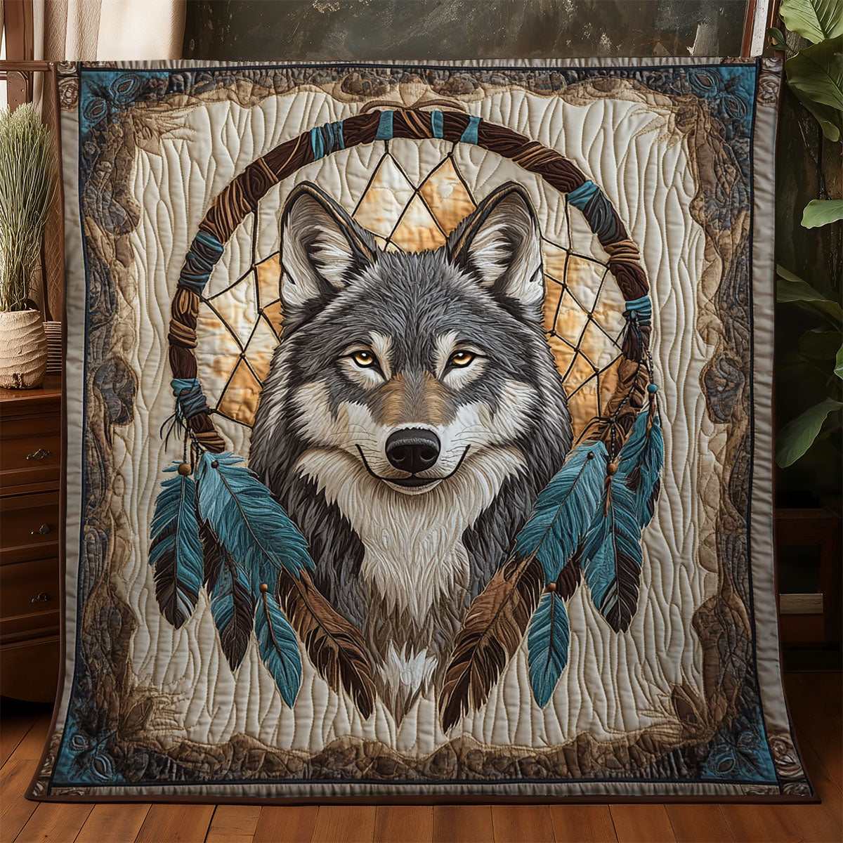 Wild Freedom Wolf WX0507041CL Quilt