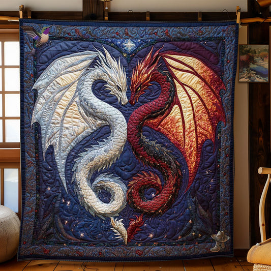 Twin Flame Dragons WN0612032CL Quilt