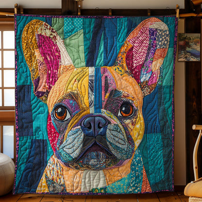 Vibrant French Bulldog WN0601077CL Quilt