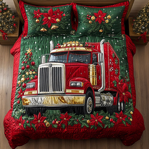 Christmas Truck CW1111071CL Duvet Cover Set