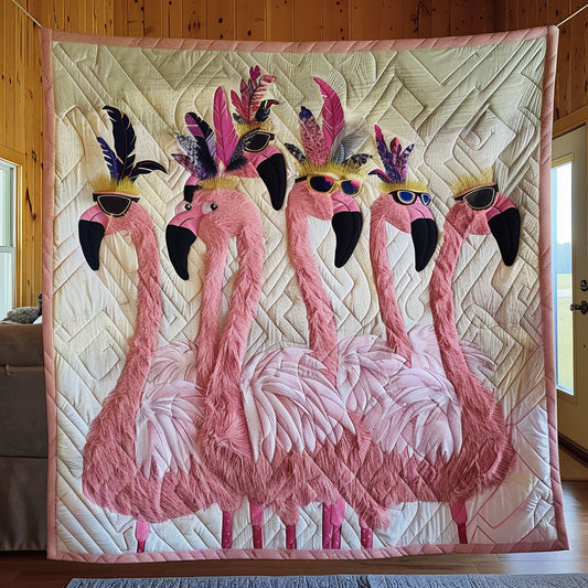 Joy Flamingo CP1505040CL Quilt