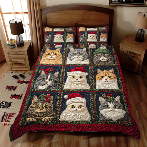 Cat Patchwork WX2211057CL Duvet Cover Set