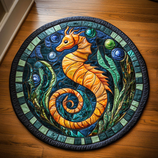 Seahorse WX2005041CL Quilted Round Mat