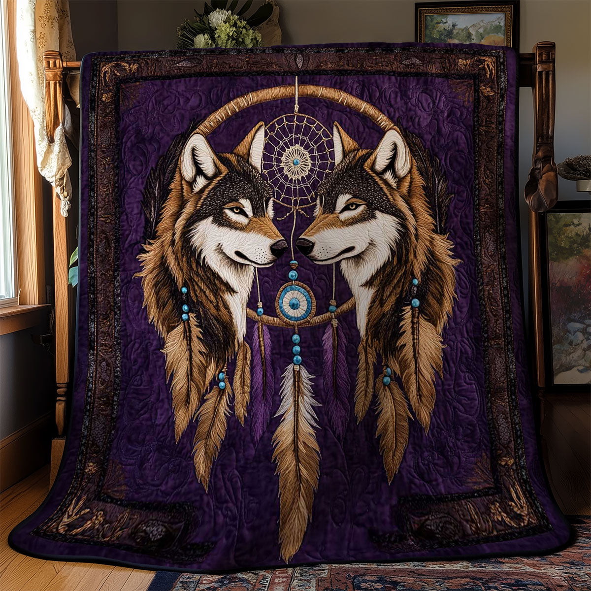 Guardian Wolves WN1703079CL Quilt