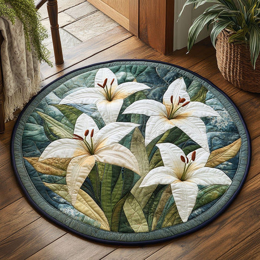 Lily Serenity CP0107008CL Quilted Round Mat