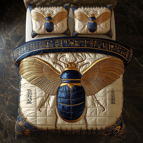 Ancient Egypt Beetle WY1807034CL Duvet Cover Set