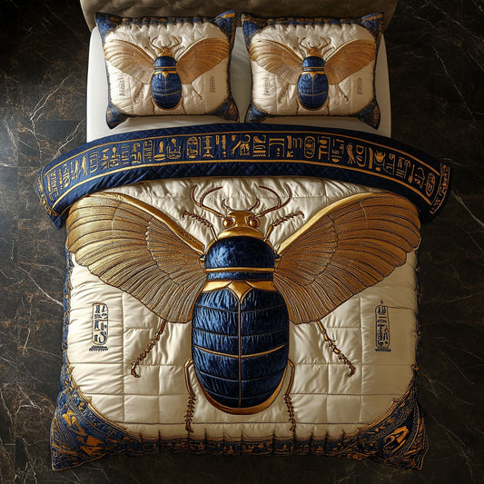 Ancient Egypt Beetle WY1807034CL Duvet Cover Set
