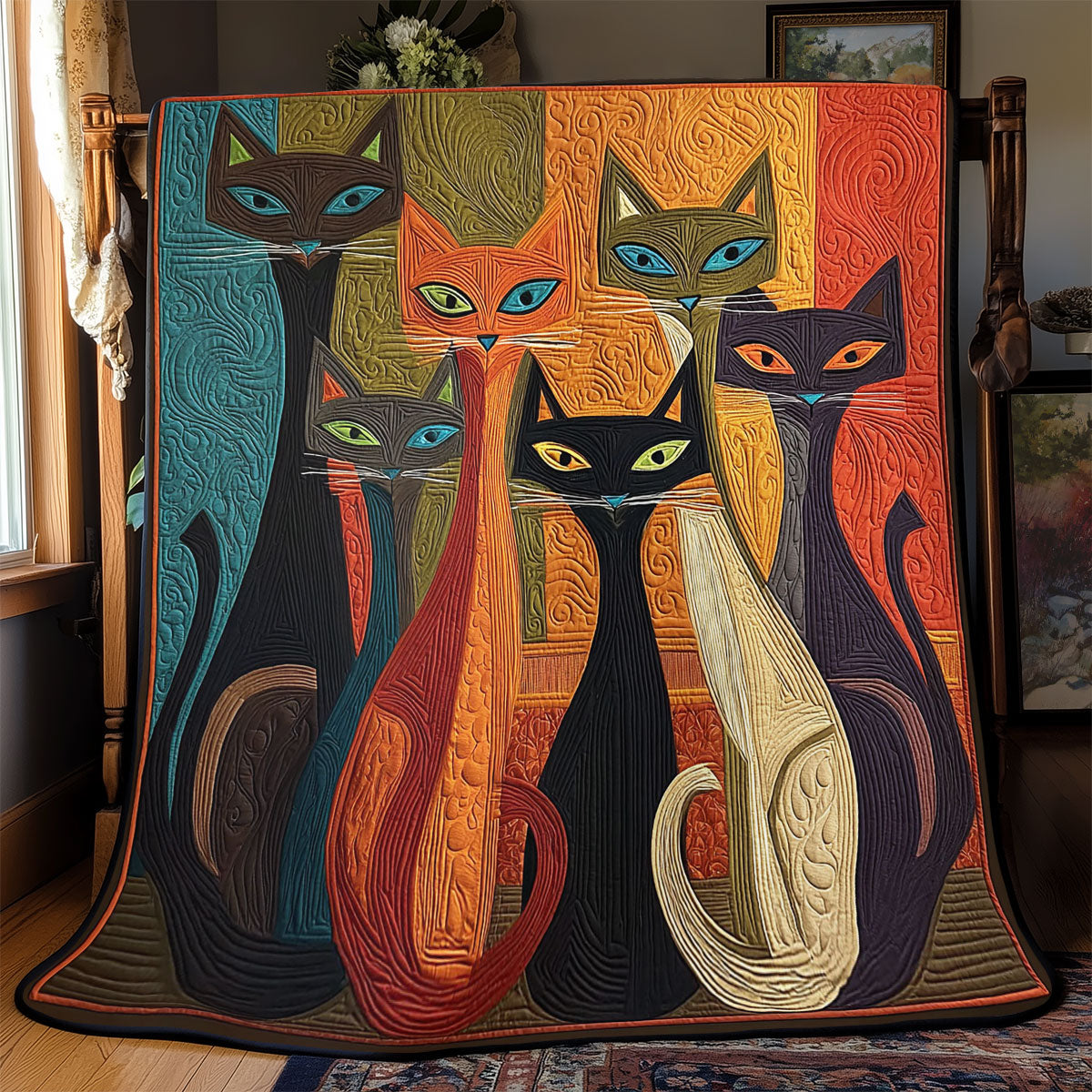 Pop Meow CP1111027CL Quilt