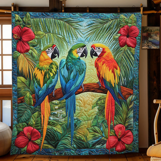 Tropical Parrot CW0701067CL Quilt