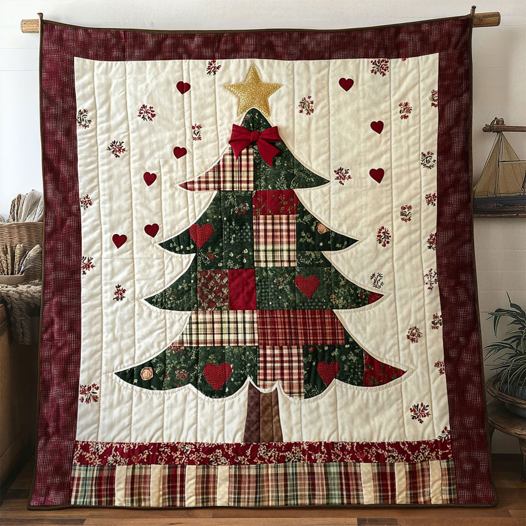 Holiday Hearth Christmas Tree WN1211058CL Quilt