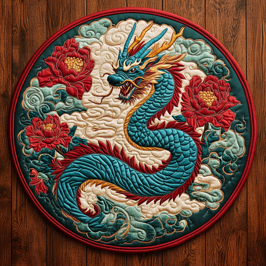 Blossom Wyrm CP1507024CL Quilted Round Mat
