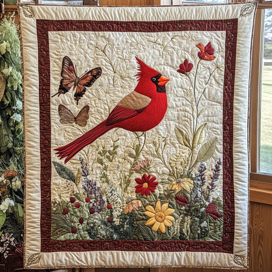 Cardinal Boom Garden CW2306006CL Quilt