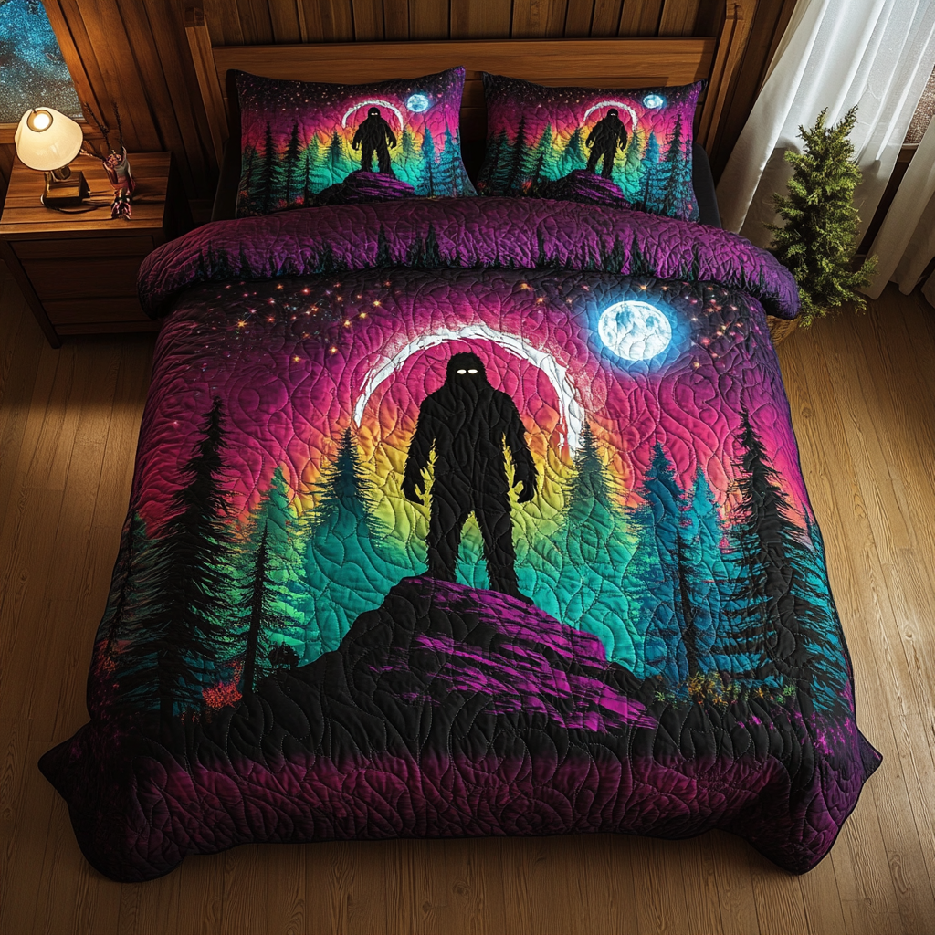 Bigfoot's Moonlit Haven YR1601033CL Duvet Cover Set