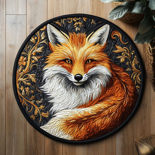 Fox Portrait WX2805019CL Quilted Round Mat