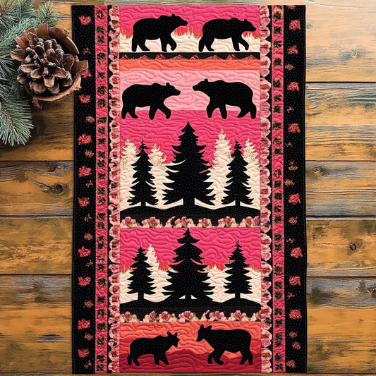 Pink Horizon CP2005017CL Quilted Table Runner