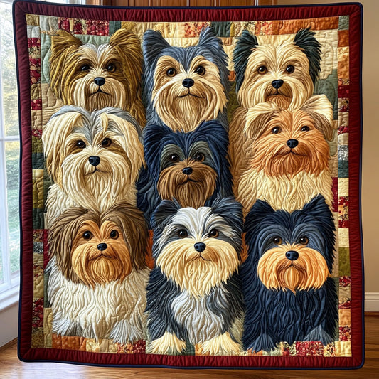 Yorkie Parade CW1311009CL Quilt