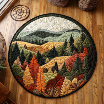 Nature Inspired WY1107024CL Quilted Round Mat