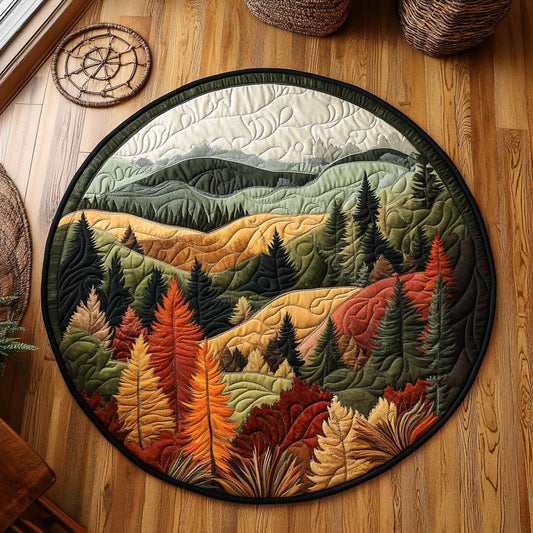 Nature Inspired WY1107024CL Quilted Round Mat