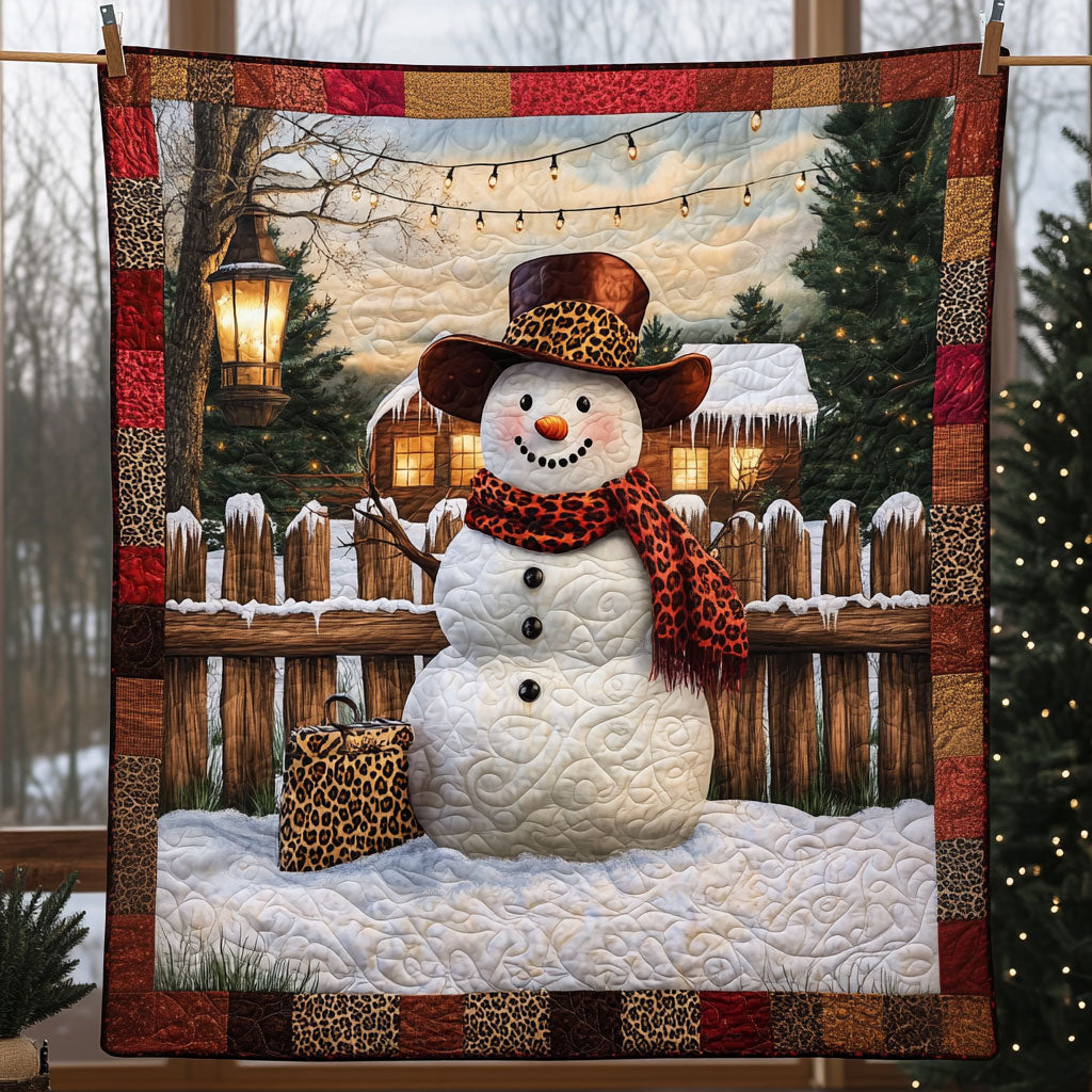 Chic Snowman LT1411008CL Quilt