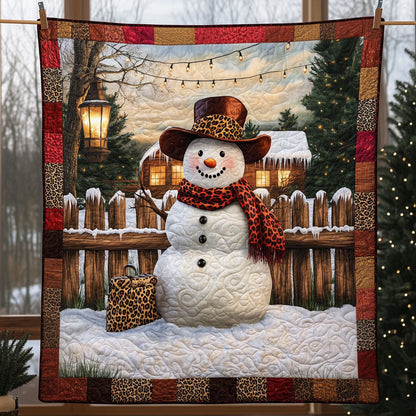 Chic Snowman LT1411008CL Quilt