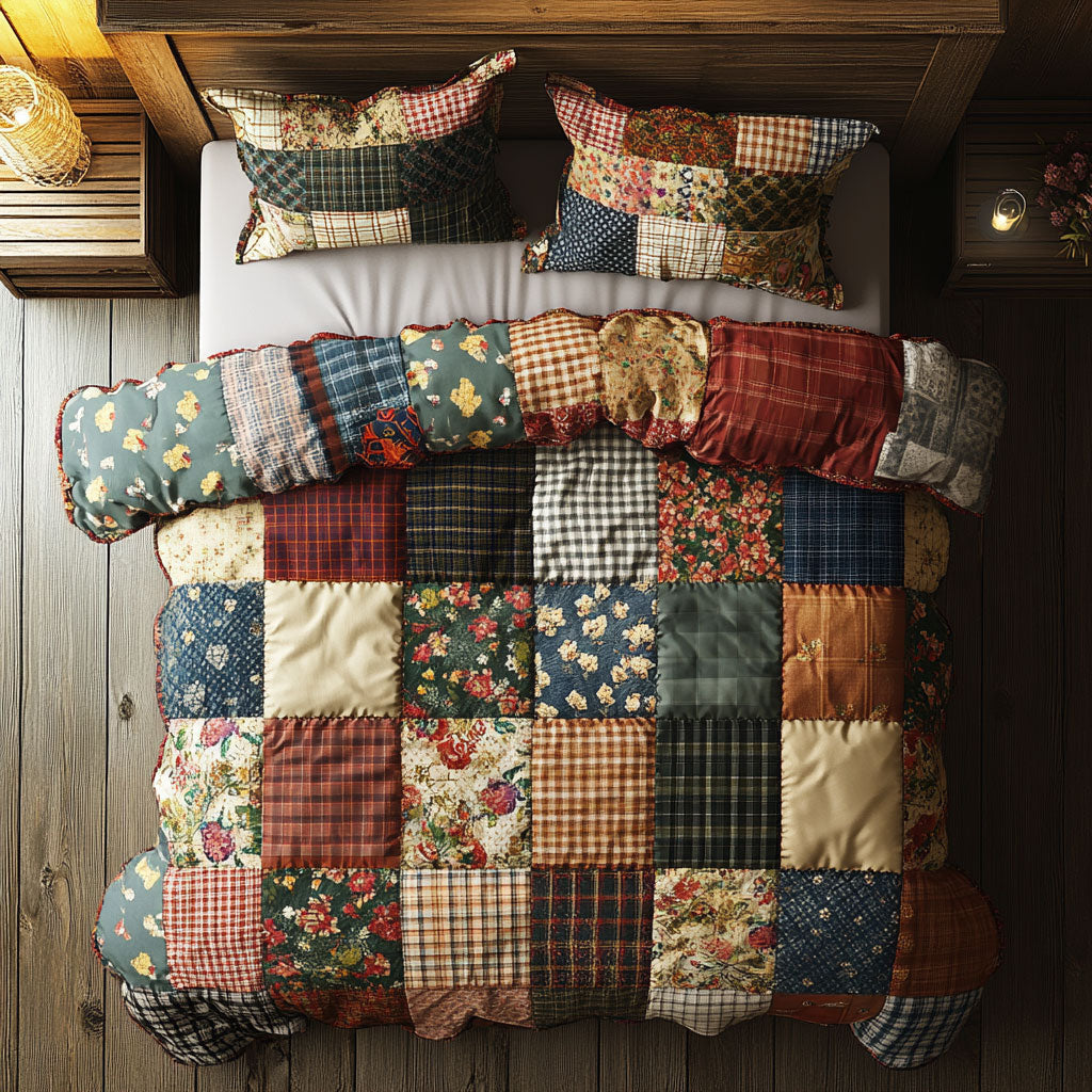 Vintage Patchwork WJ1405013CL Duvet Cover Set