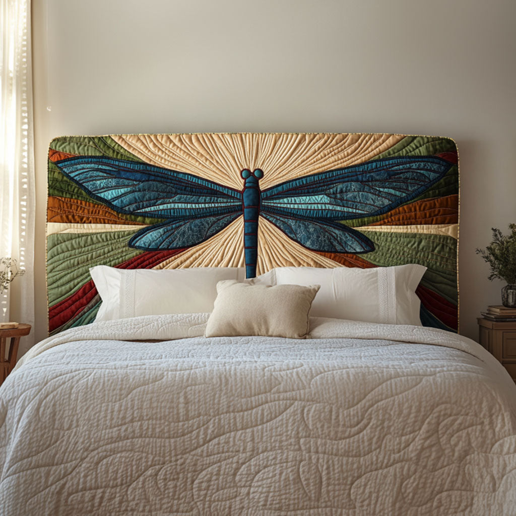 Ethereal Dragonfly KL1912023CL Quilted Headboard Slipcover