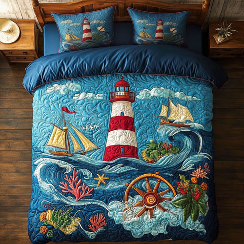 Magic Wave Lighthouse WY2006012CL Duvet Cover Set