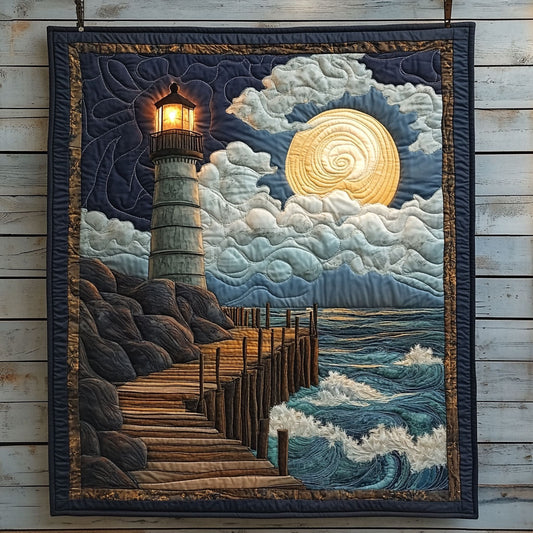 The Way To Lighthouse WY0508049CL Quilt