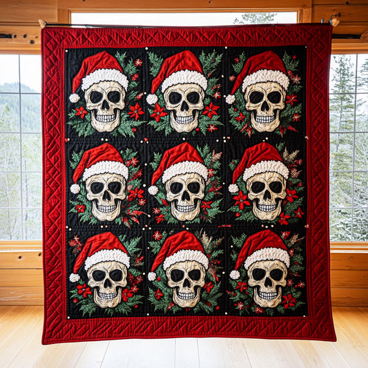 Skull Festive Joy CW0810046CL Quilt