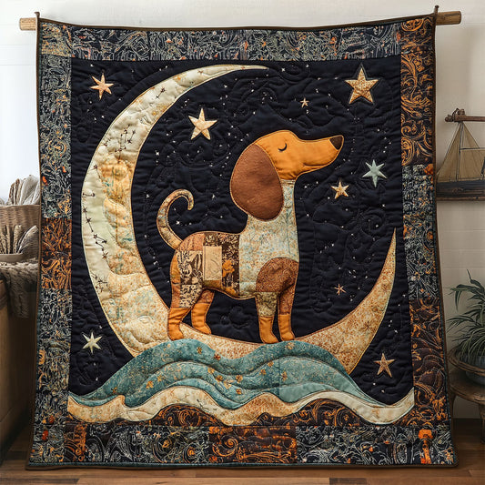 Dachshund Orbit WN0807027CL Quilt